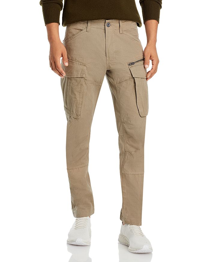 G Star Raw Rovic Tapered Cargo Trousers Beige