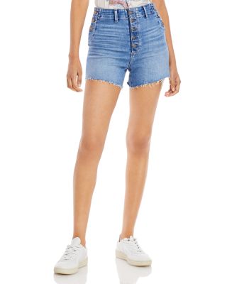 PAIGE Emmie Denim Shorts in Music 