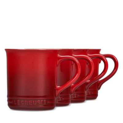 Stoneware Mugs, Set of 4