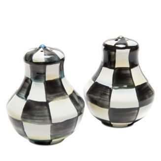 Mackenzie-Childs Courtly Check® Enamel Salt & Pepper Shakers