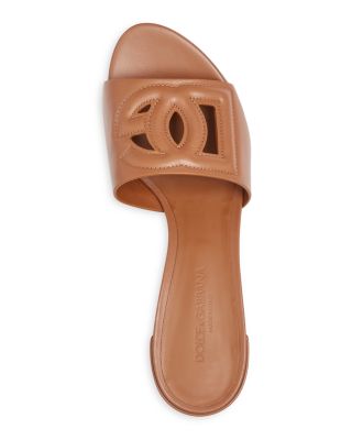 Dolce & Gabbana Women's Block Heel Slide Sandals