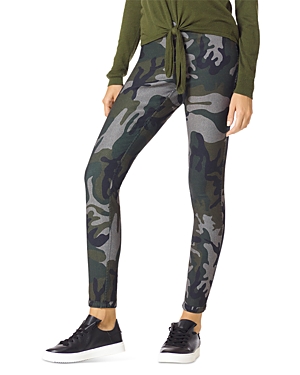 HUE REVERSIBLE DENIM HIGH RISE LEGGINGS