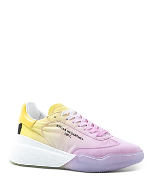 Stella Mccartney Loop Gradient Sneakers In Pink Degrade