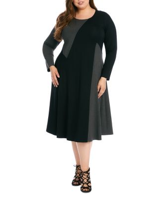 Karen Kane Plus - Color Blocked Dress
