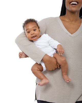 Side Zip Nursing Sweater