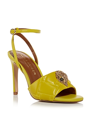 Kurt Geiger Women's Kensington High Heel Sandals In Bright Green