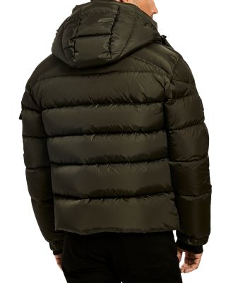 Matte Glacier Quilted Down Coat