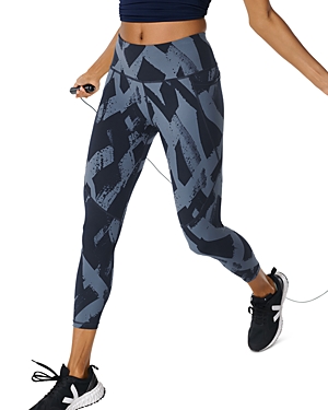 Sweaty Betty Power 7/8 Workout Leggings In Blue Paint