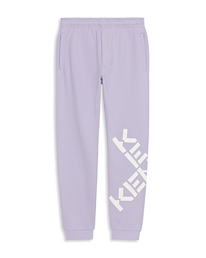Kenzo Logo Graphic Classic Jogger Pants In Lavender