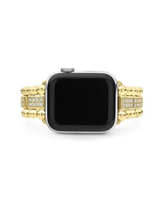 Smart Caviar 18K Gold Diamond Apple™ Watch Bracelet, 38mm-45mm