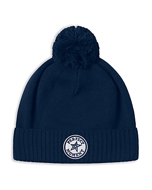 Perfect Moment Logo Patch Wool Beanie - 100% Exclusive In Navy