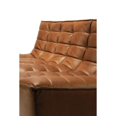 N701 Leather Two Seater Sofa