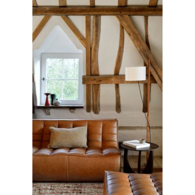 N701 Leather Three Seater Sofa