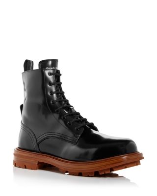 Alexander McQUEEN - Men's Leather Combat Boots