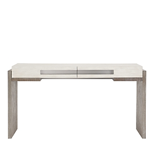 Bernhardt Foundations Console Table In White/gray