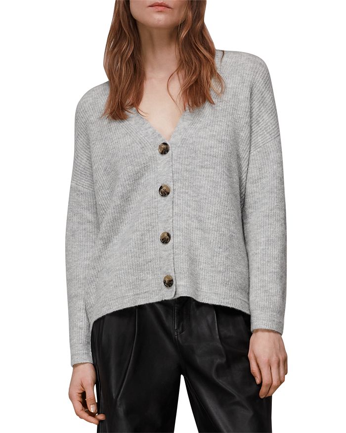 Whistles Ribbed Cardigan Bloomingdale's