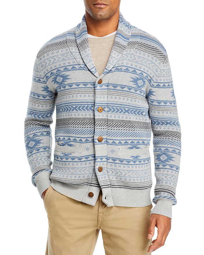 Faherty B. Yellowtail Slim Fit Cardigan Sweater | Bloomingdale's