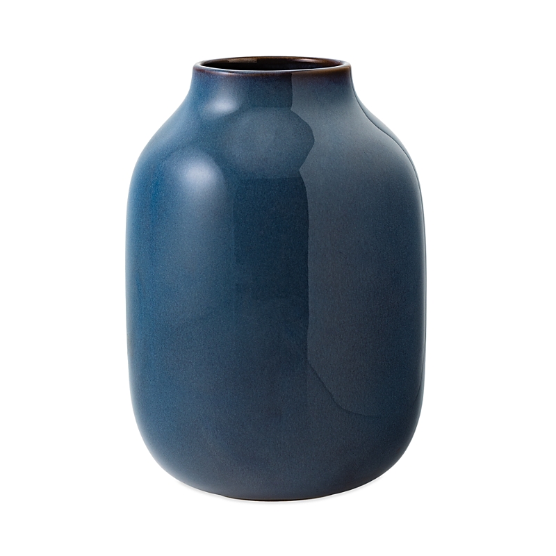 Villeroy & Boch Lave Home Nek Large Vase, Uni In Blue