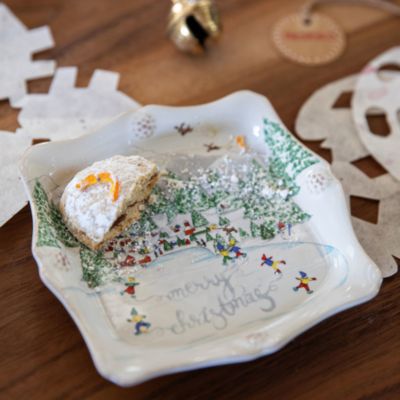 Berry &amp; Thread North Pole Merry Christmas Trinket Tray