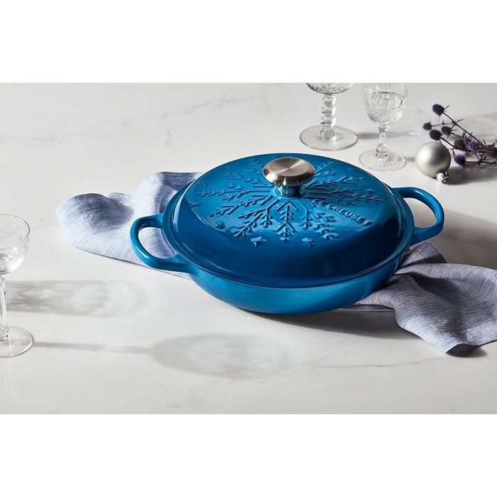 Le Creuset Cast Iron Snowflake Braiser Bloomingdale's