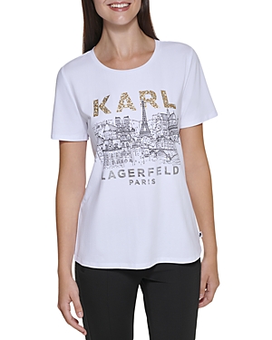 Karl Lagerfeld Paris Paris Skyline Tee