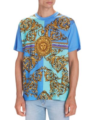 Versace Jeans Couture Garland Sun Baroque Paneled Print T-Shirt |  Bloomingdale's