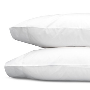 Matouk Two King Key Largo Pillowcases In White