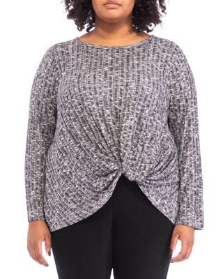 B Collection By Bobeau Curvy Twist Front Top | Bloomingdale's