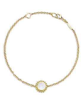 LAGOS - 18K Yellow Gold Covet Mother of Pearl Beaded Frame Chain Bracelet - 100% Exclusive