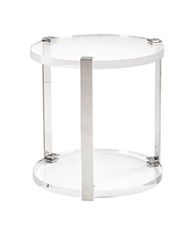 Ralph Lauren - Tiered Acrylic End Table