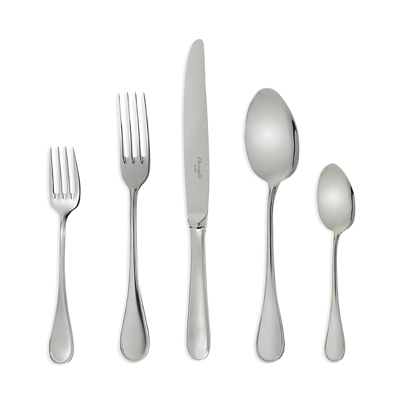 Christofle Albi Acier 5-piece Place Setting In Silver