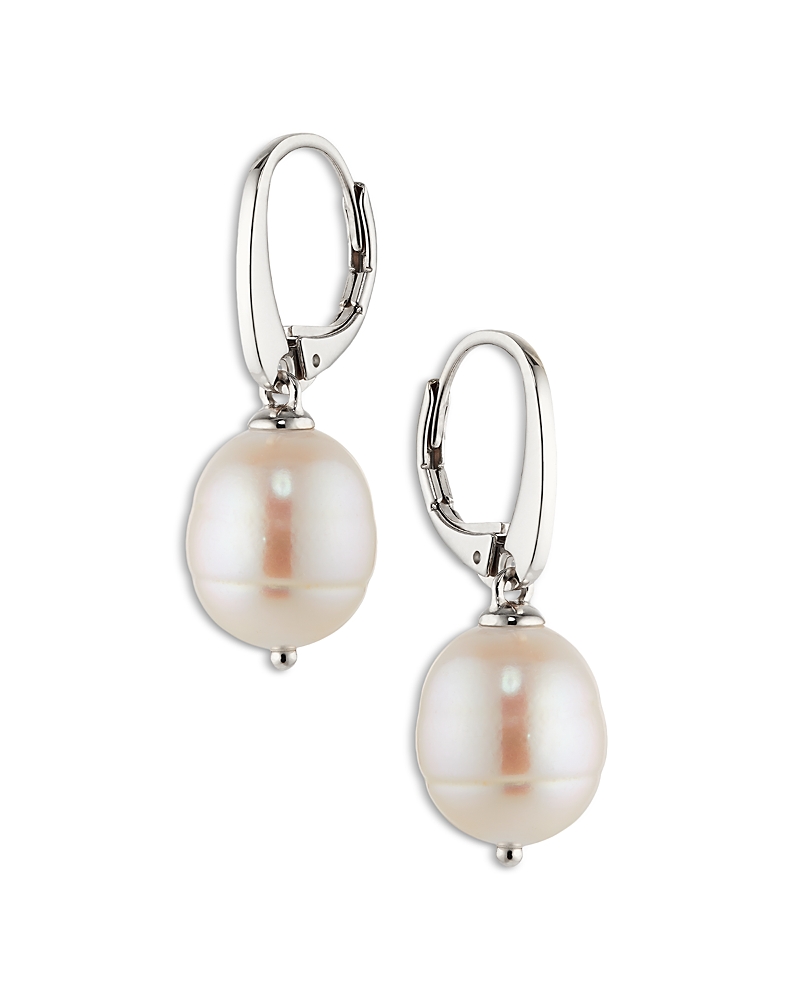 NADRI CULTURED BAROQUE FRESHWATER PEARL DROP EARRINGS