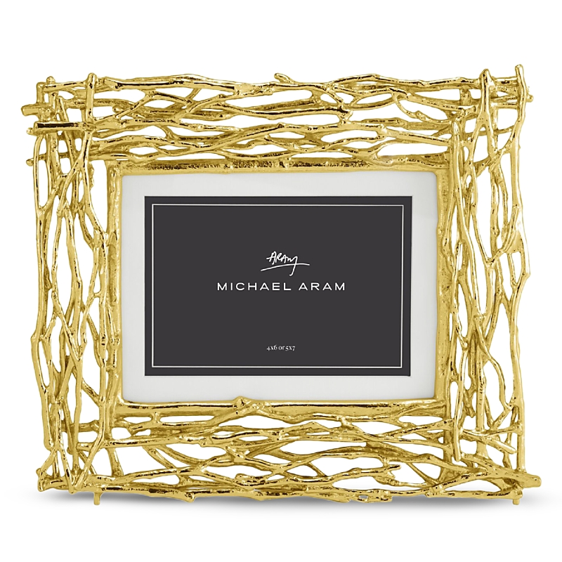 Michael Aram Twig Picture Frame, Gold In Gold