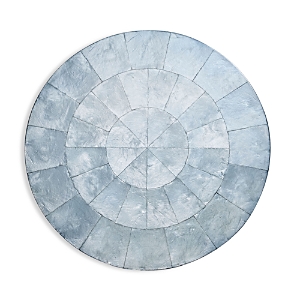 Kim Seybert Round Capiz Shell Placemat In Periwinkle