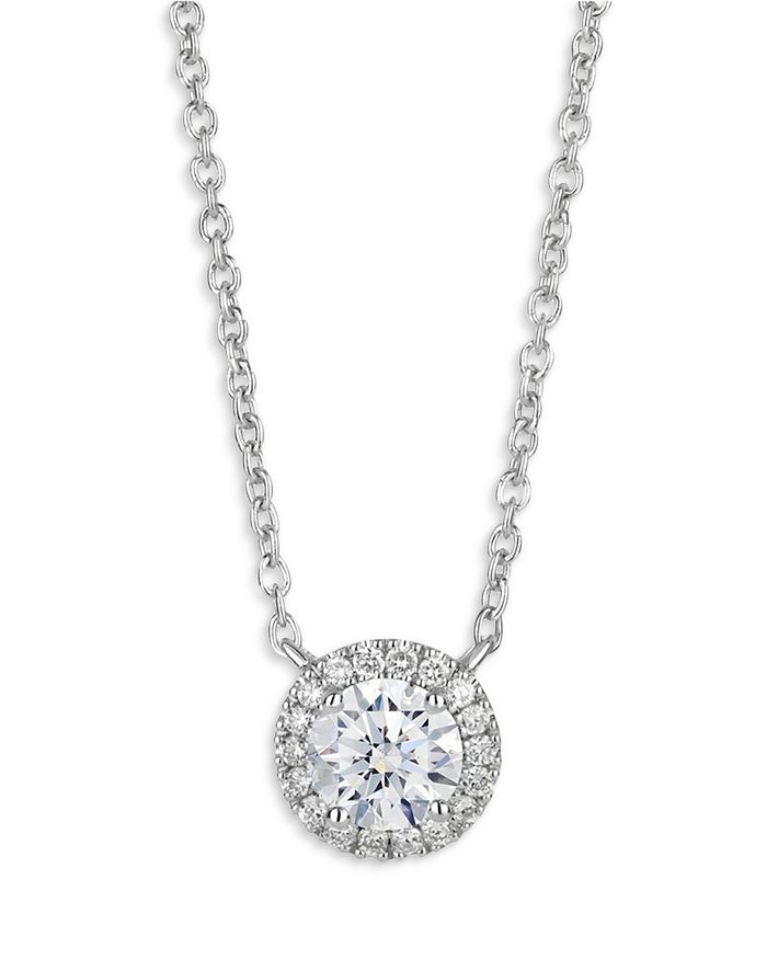 Lightbox Jewelry Lightbox Basics™ Lab Grown Diamond Halo Pendant