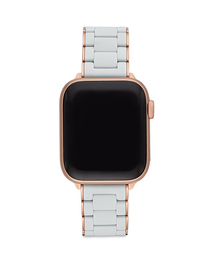 Michele Silicone-Wrapped Bracelet Watchband for Apple Watch Black