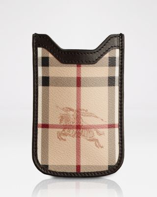 Burberry - Burberry Checked iPhone Sleeve