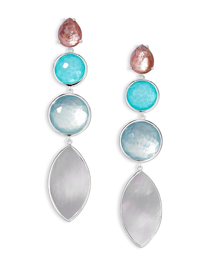 IPPOLITA Sterling Silver Wonderland Multi Stone Linear Drop