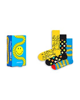 Visiter la boutique Happy SocksHappy Socks Smiley 3-Pack Gift Set Chaussettes Multicolore M Homme 