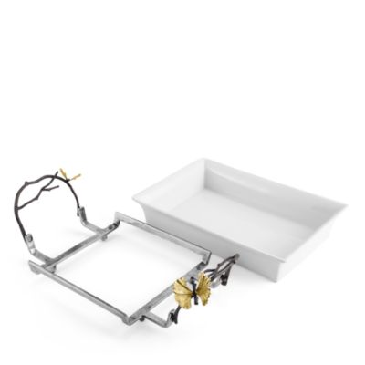 Butterfly Ginkgo 2 Quart Casserole Dish