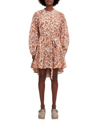 Maje Paisley Print Cotton Dress 
