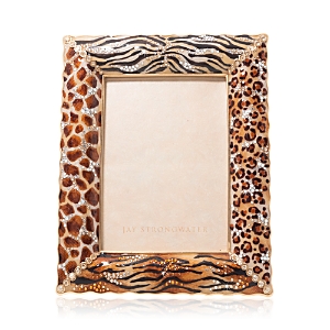 Jay Strongwater Mixed Animal Print Frame, 5 X 7 In Multi