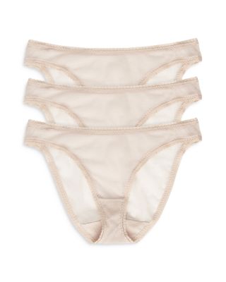 Mesh Hip Bikinis, Set of 3