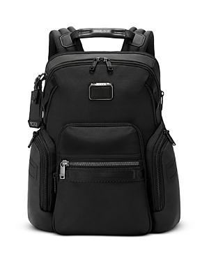 Shop Tumi Alpha Bravo Navigation Backpack In Black