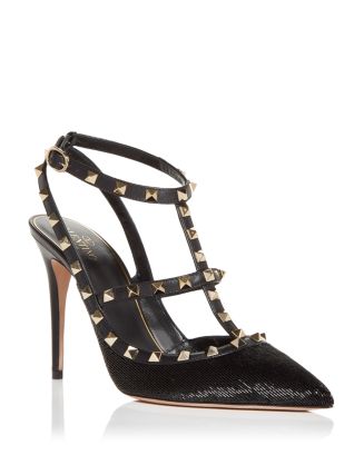 Valentino Garavani Women's Studded High Heel Sandals | Bloomingdale's
