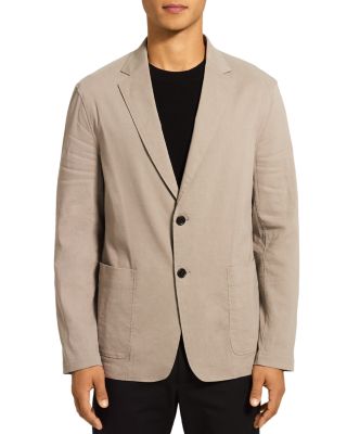 Theory Clinton Eco Crunch Stretch Linen Slim Fit Blazer 