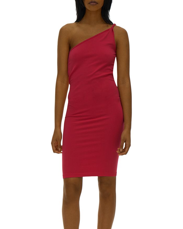 Helmut Lang Asymmetric One Shoulder Dress Bloomingdale s