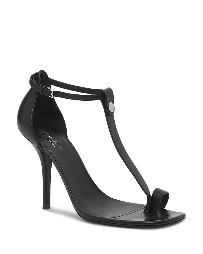Burberry Women's Stefanie T Strap High Heel Sandals | Bloomingdale's