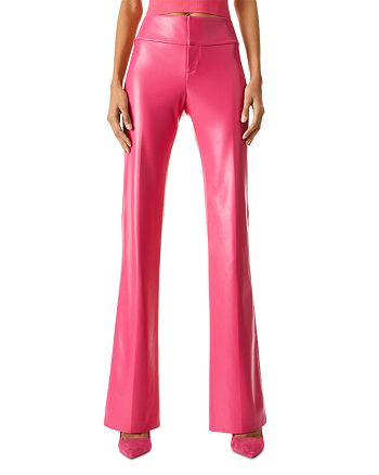 Alice and Olivia Olivia Faux Leather Pants | Bloomingdale's