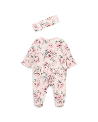 Girls' Dream Floral Footie & Headband - Baby